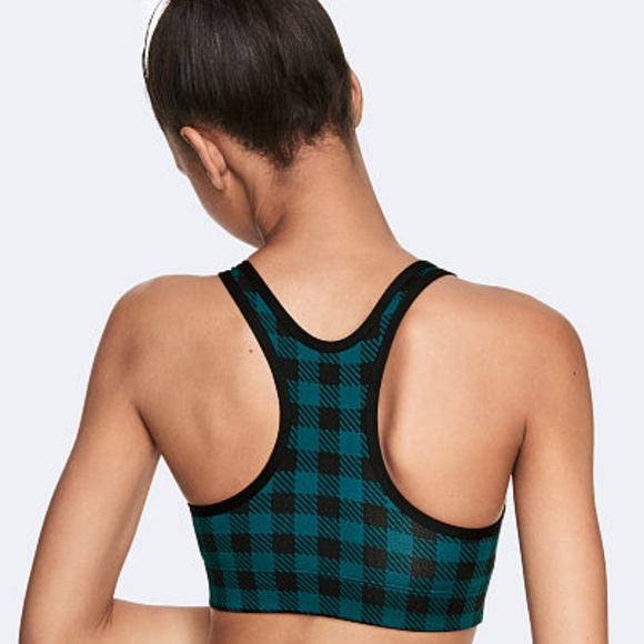 VS PINK Ultimate Gym Racerback Sports Bra- Teal - Picture 2 of 2